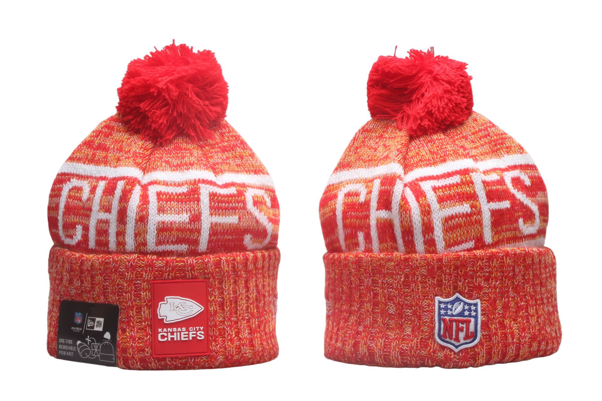 2025 NFL Kansas City Chiefs Hat beanie style 02->nfl hats->Sports Caps
